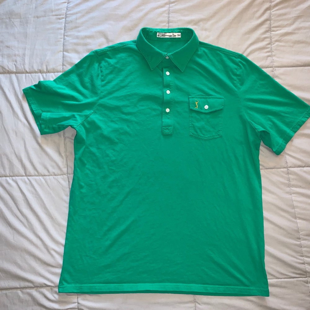 Criquet S/S pocket polo | XL | Green